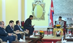 राष्ट्रपतिसमक्ष एफएओका महानिर्देशकको भेट